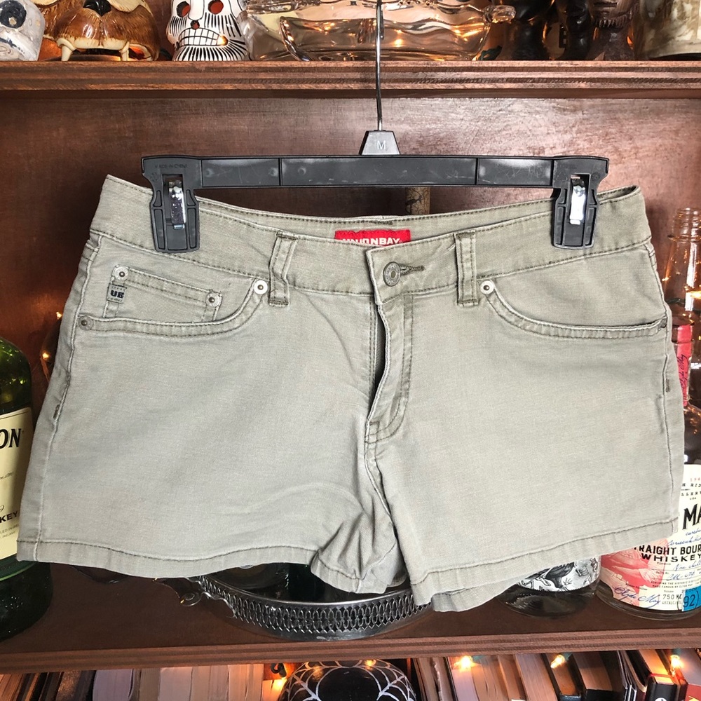 💚 Vintage Union Bay Stretch Green Shorts RN60307